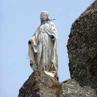 Refuge de Tuquerouye - Vierge de Tuquerouye (qui a dû passer sous les fourches caudines de la Charia)