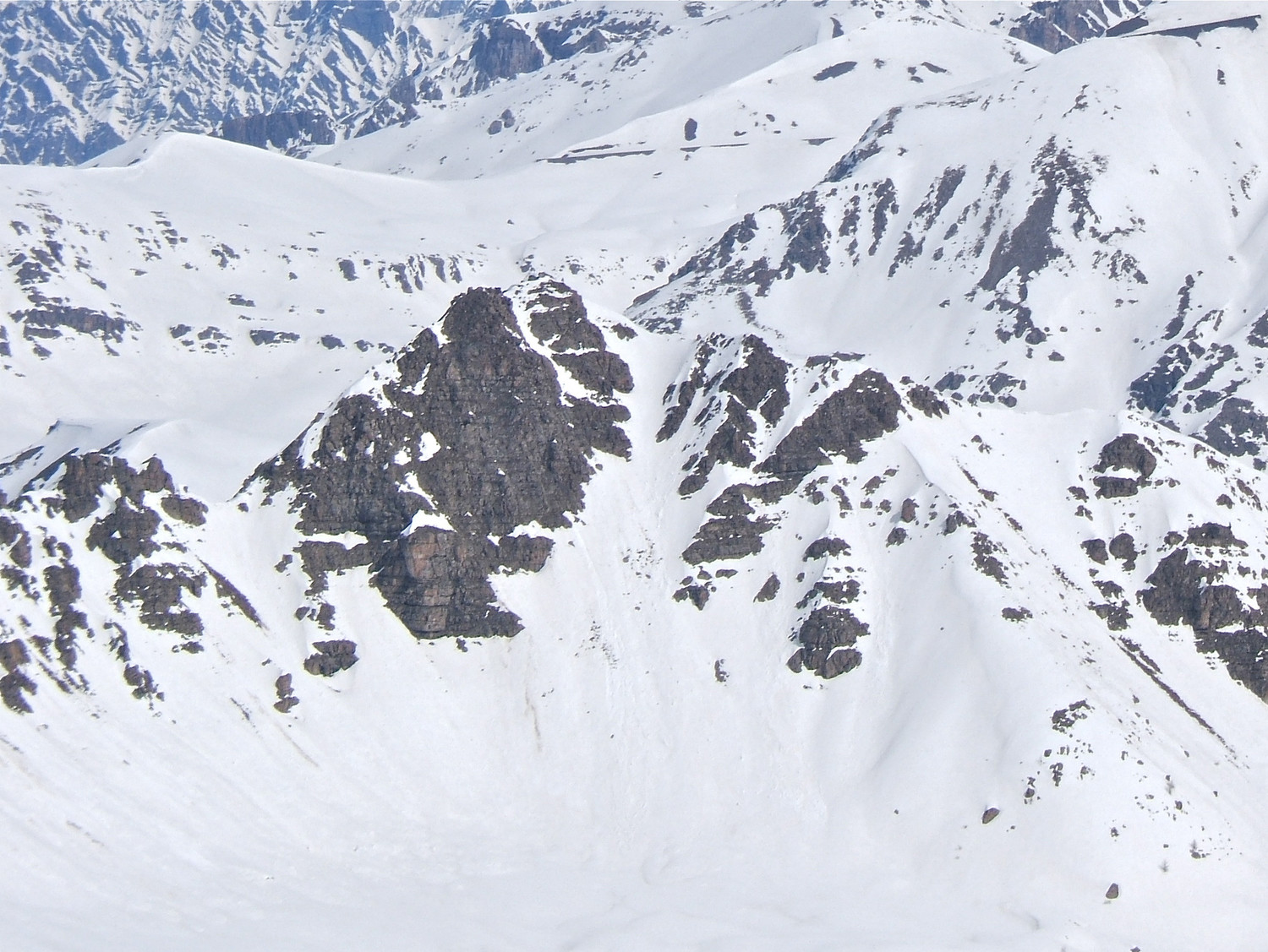 Tête de Cristel avec son couloir S. que j'ai fais hier.
