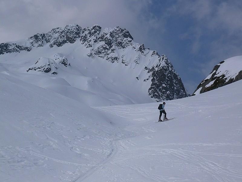La face nord est lors de l'approche