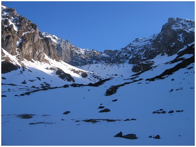 Cirque de la face nord de l'Arbizon