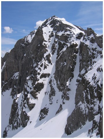 Couloirs de la facette Ouest de l'Arbizon