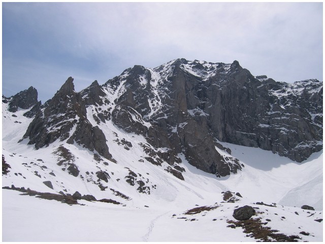 Au pied de la face nord de l'Arbizon