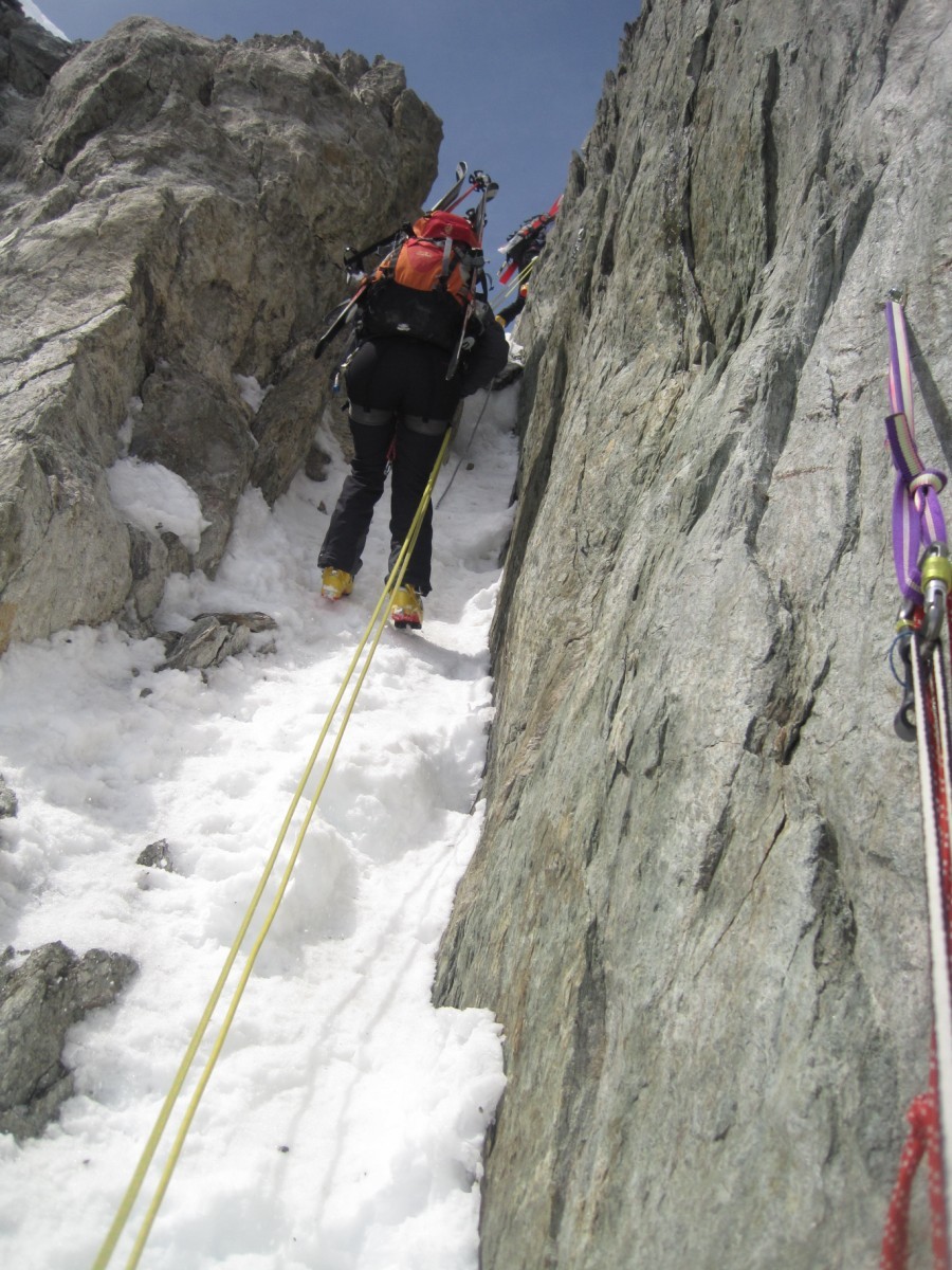Rappels du col E. Pic