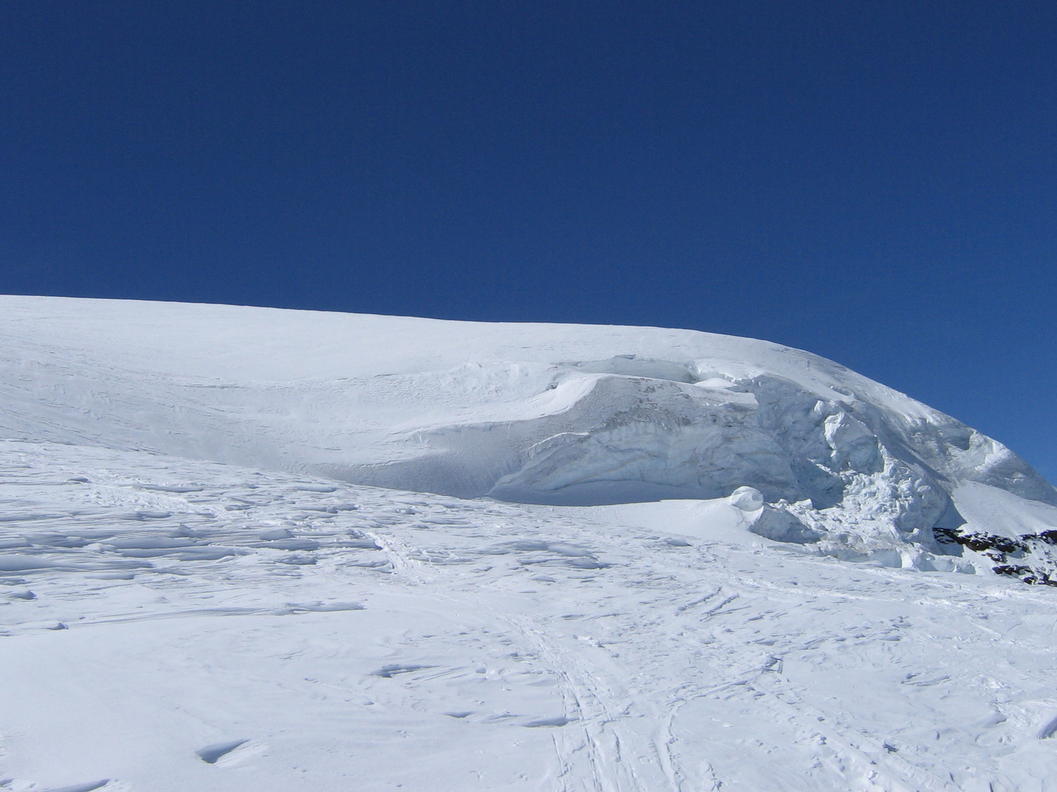 Calotta glaciale cima 3606m