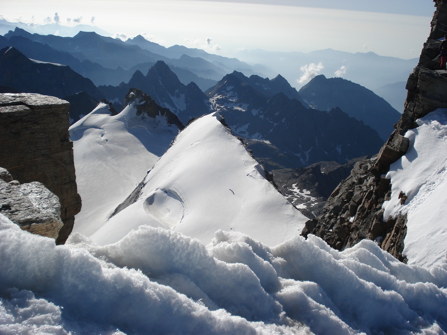 du col avant la partie rocheuse