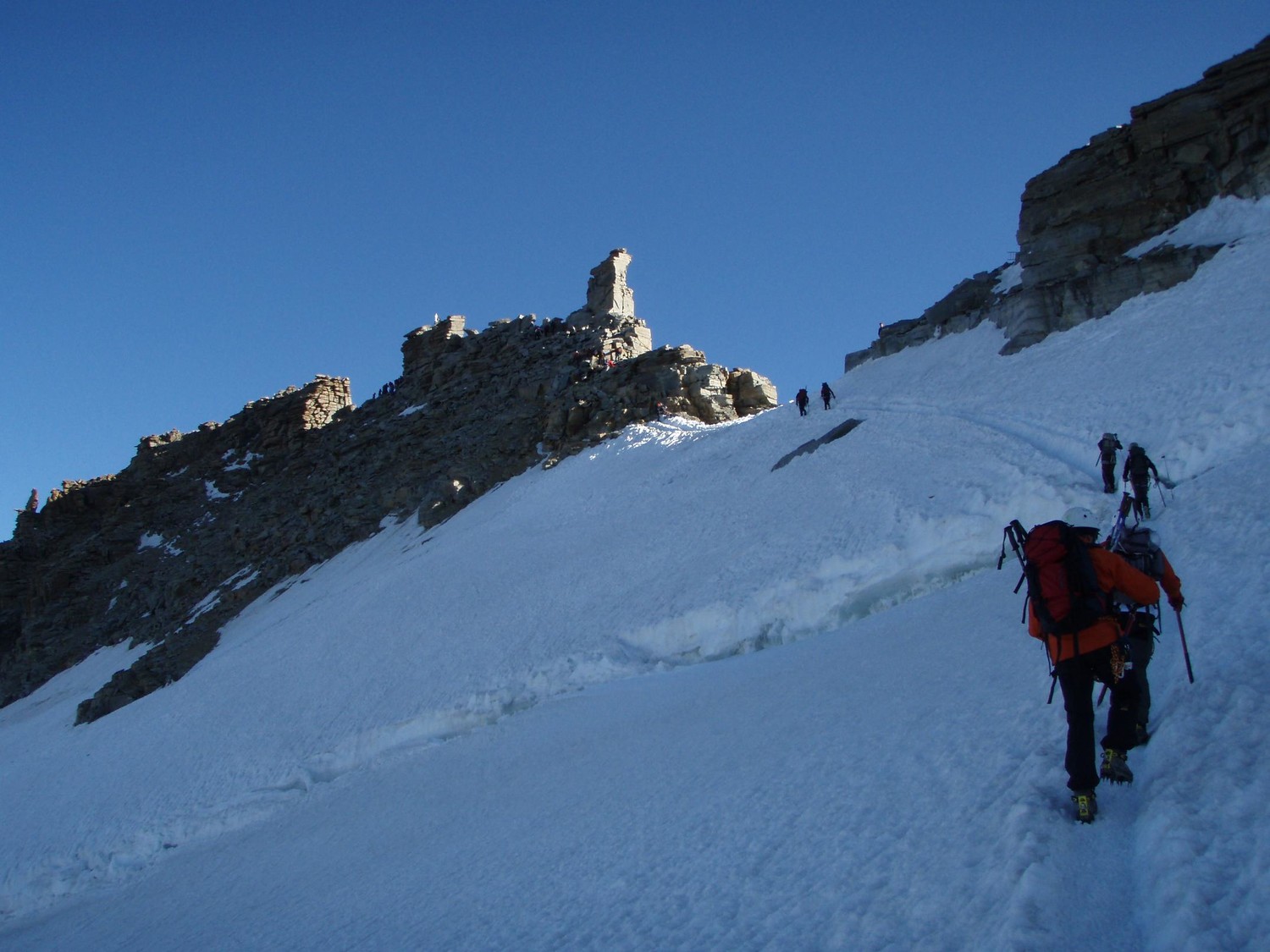en arrivant à la rimaye