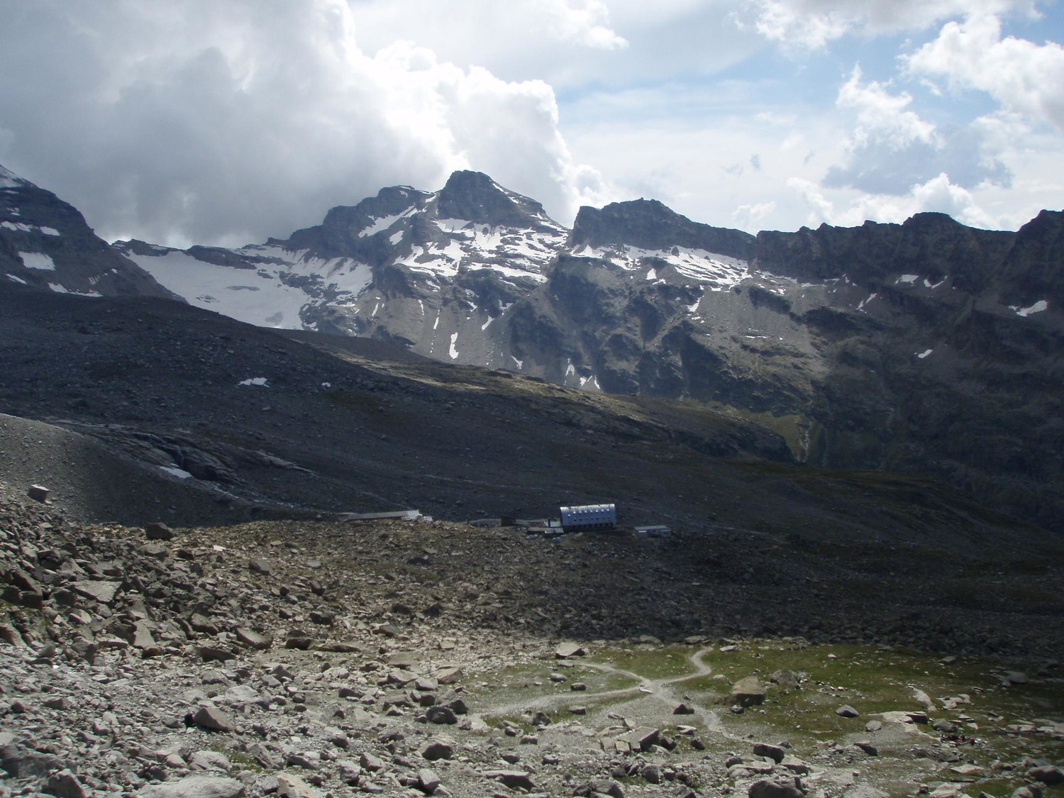 vue sur le refuge