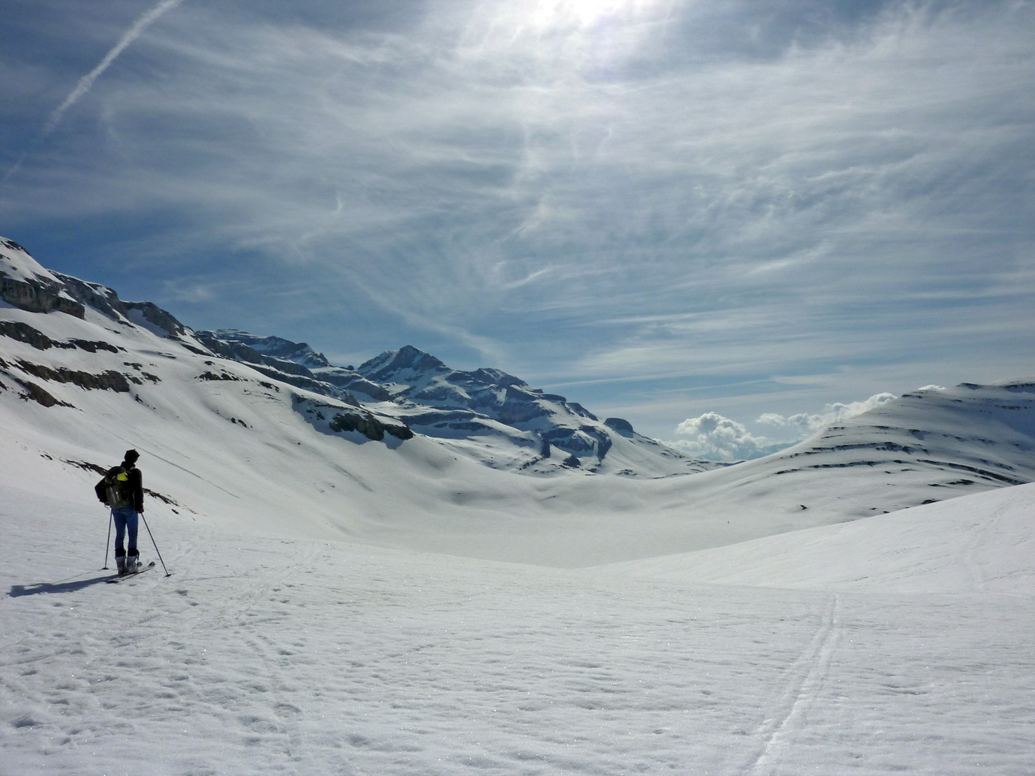 Col de Descargador et Mont Perdu au loin