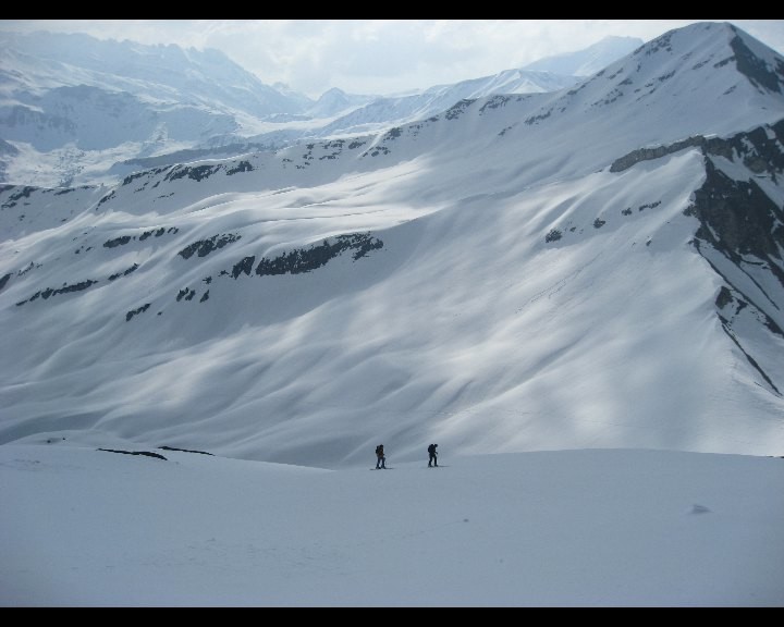 Montée du versant SE du Grand Mont