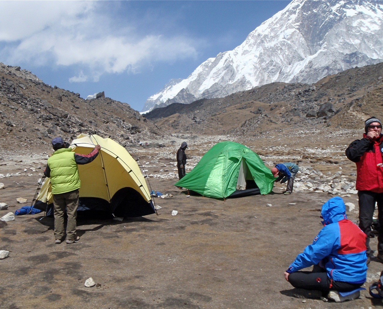 Camp altitude 5000 m