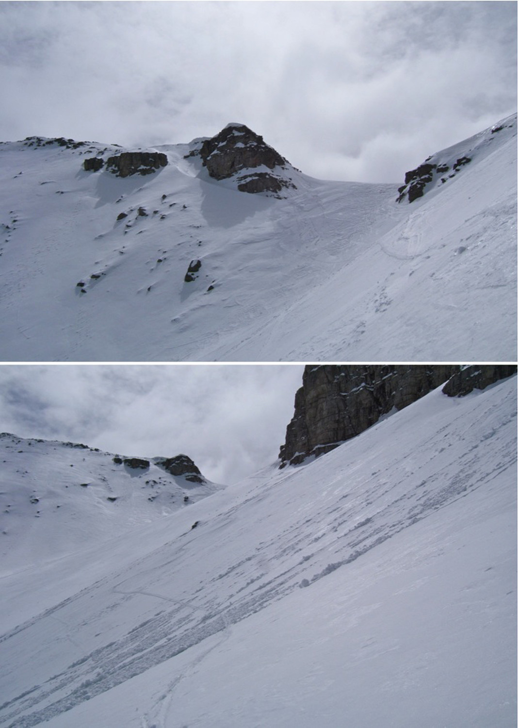 Col du Petit Valloar vue du Col de la Braïssa.