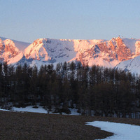 Lever de soleil sur le Pic de Bure