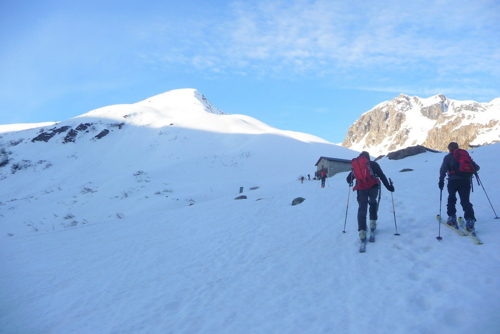 Arrivée au refuge de la Balme