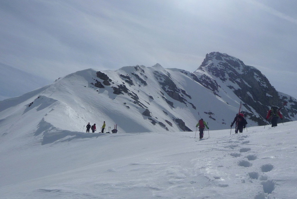 Arrivée au col de la Nova