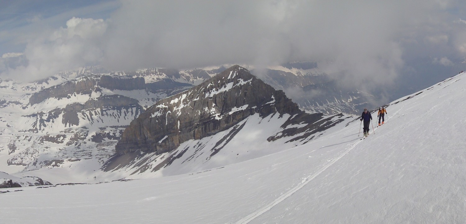 En traversée sous le Rinderhorn