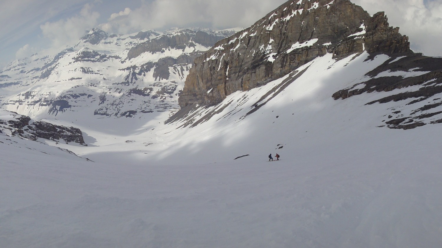 Belles pentes sous le Rinderhorn