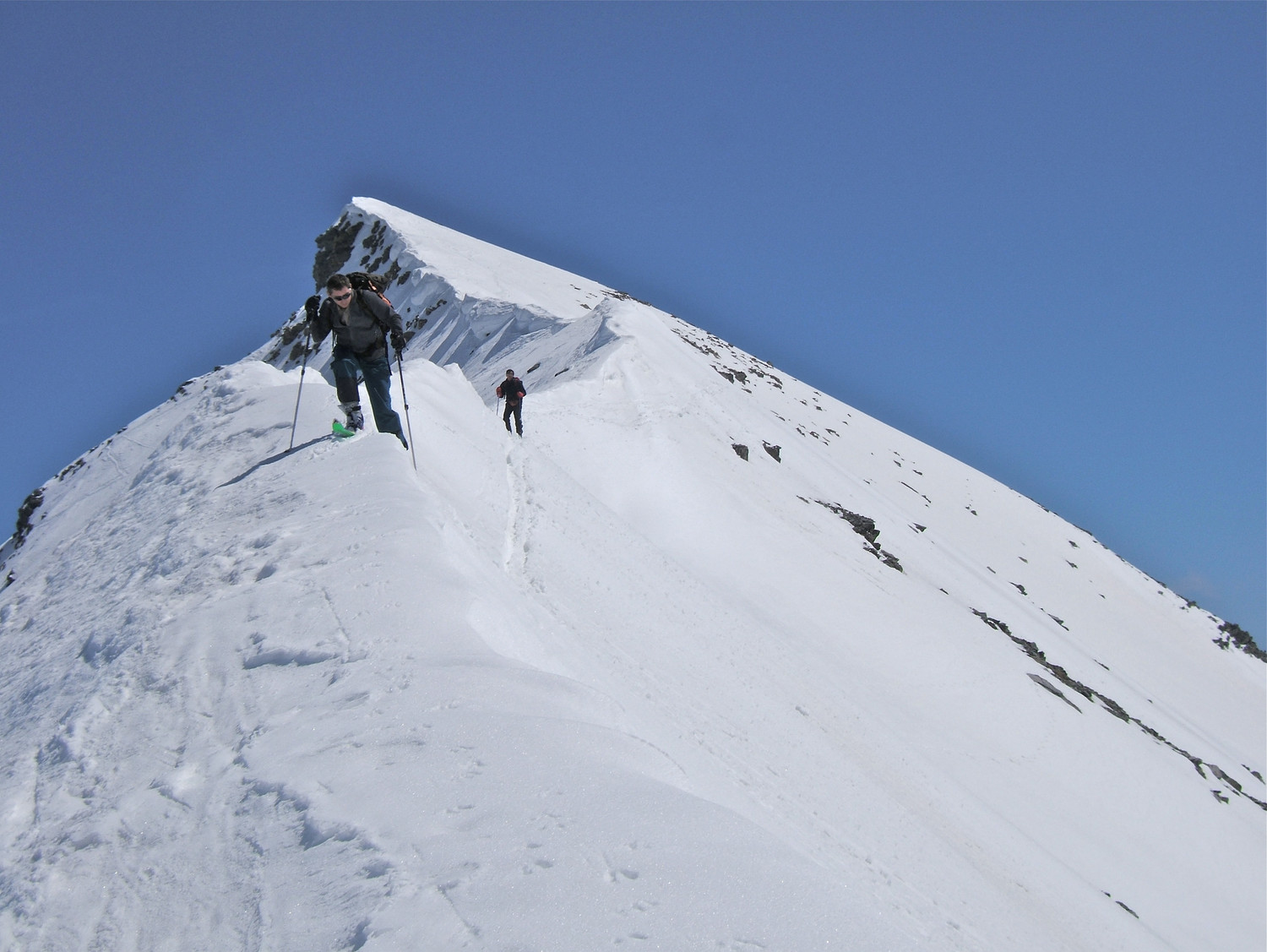 Juste avant le Collet entre Mounier et Petit Mounier.
