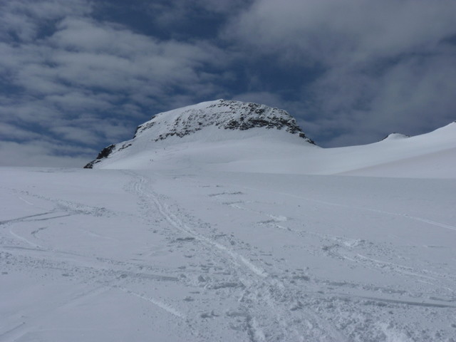 Descente sur la glacier des Rouies