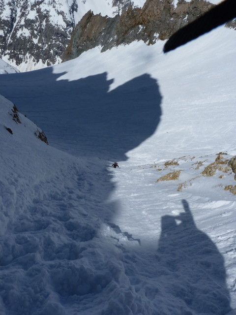 Descente du col de la Casse Déserte initialement prévu pour la Gaspard'in