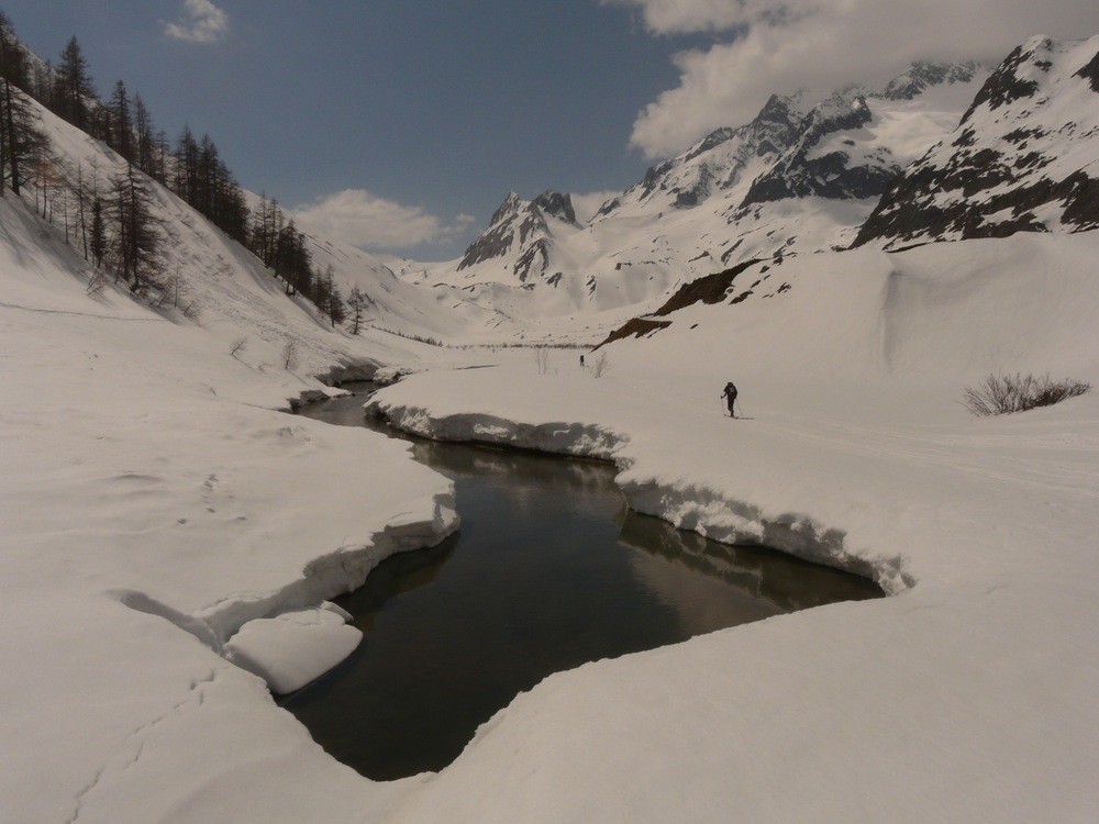 Val Vény - Arrivée au Lac de Combal