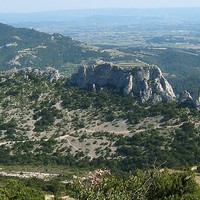 partie E de la face N de la Chaîne du Clapis