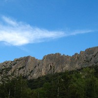 partie E de la face N de la chaîne de Gigondas