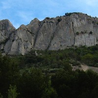 partie W de la face N de la chaîne de Gigondas