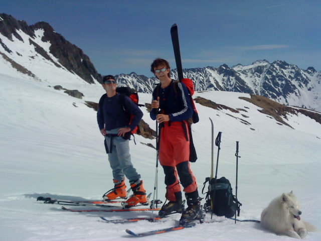 Bobo, Hubert et banook Vers 2300m