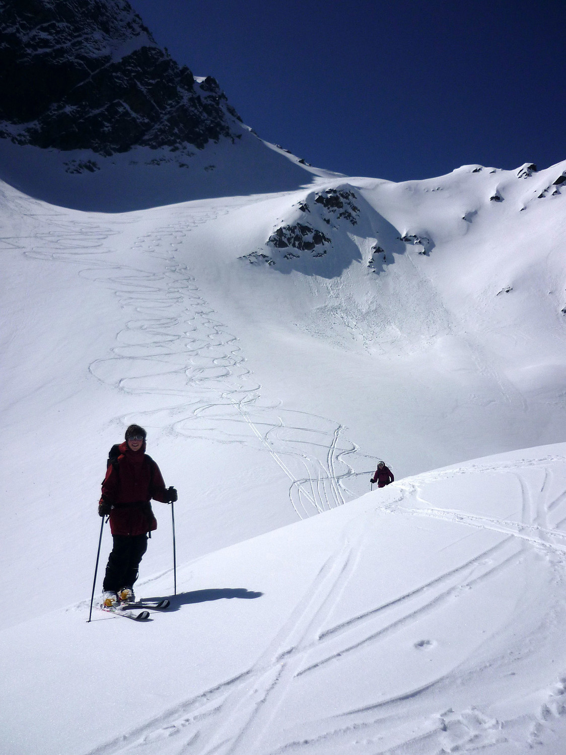 Col de la Porte d'Eglise : Début de la descente