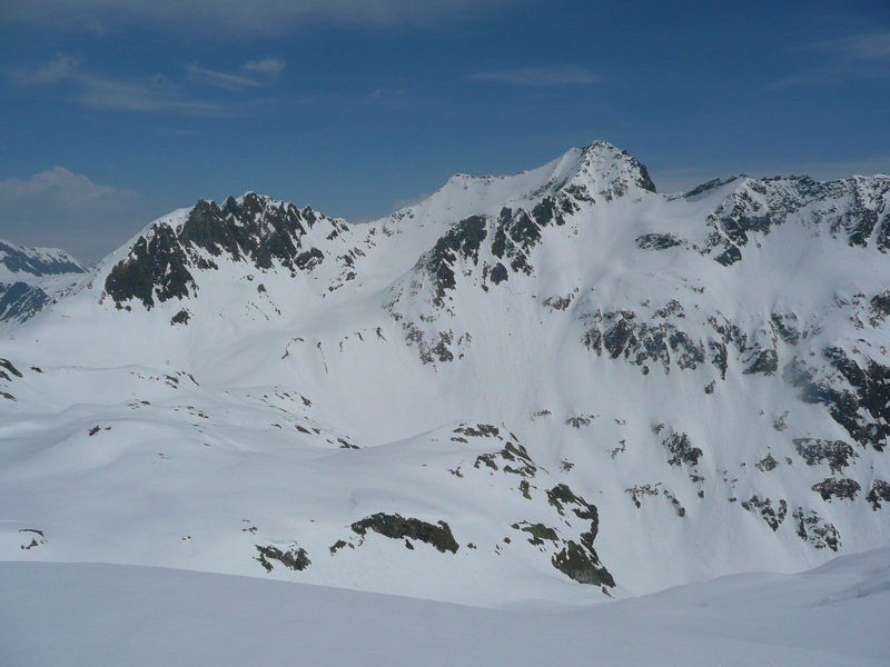 Le Cristallina depuis la Cima del Lago