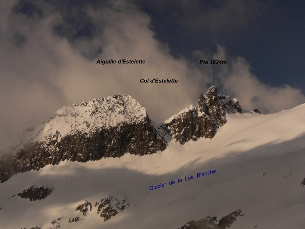Bivouac d'Estelette - Versant N