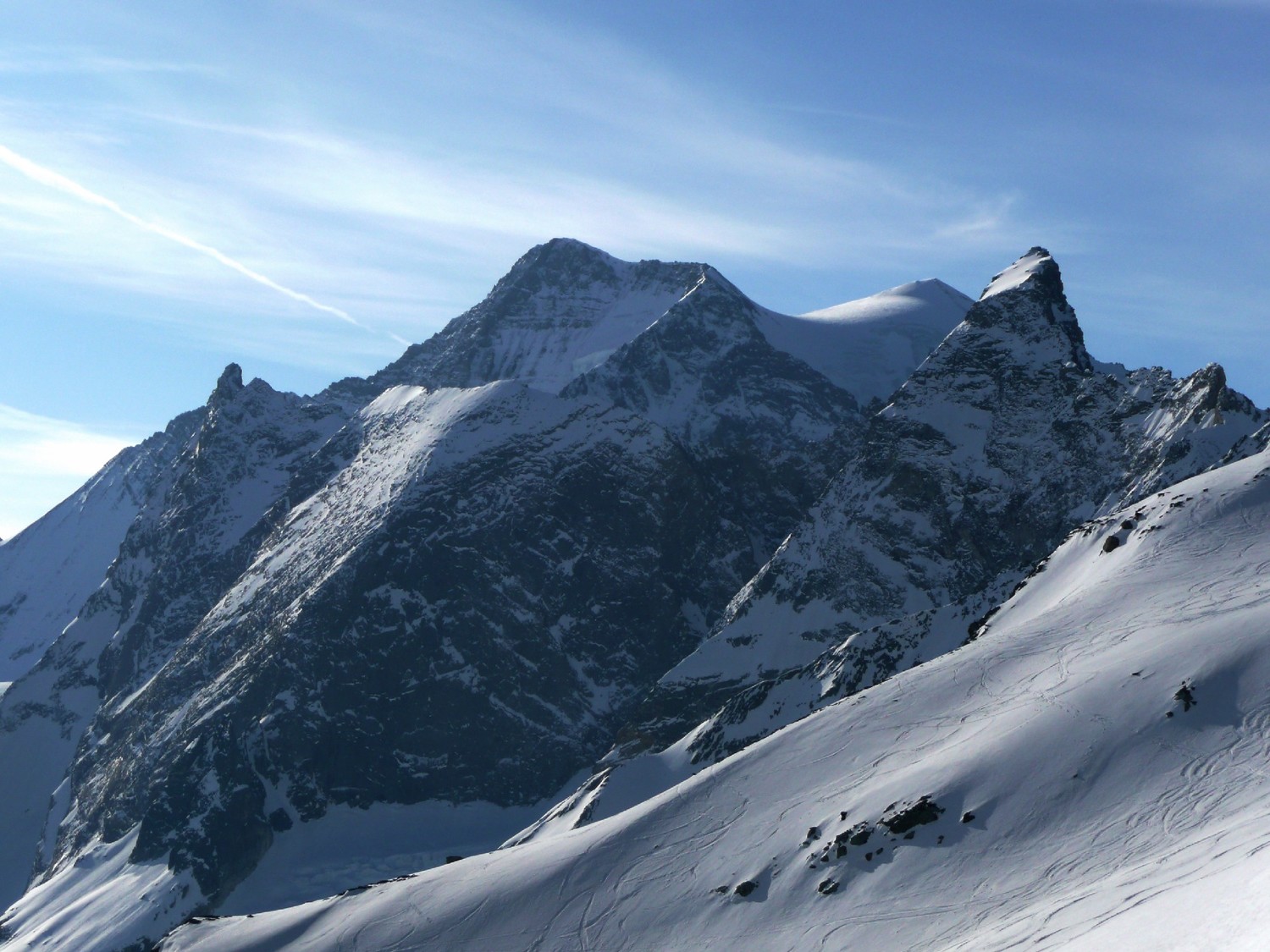 Grande Casse vue du glacier de Troquairou