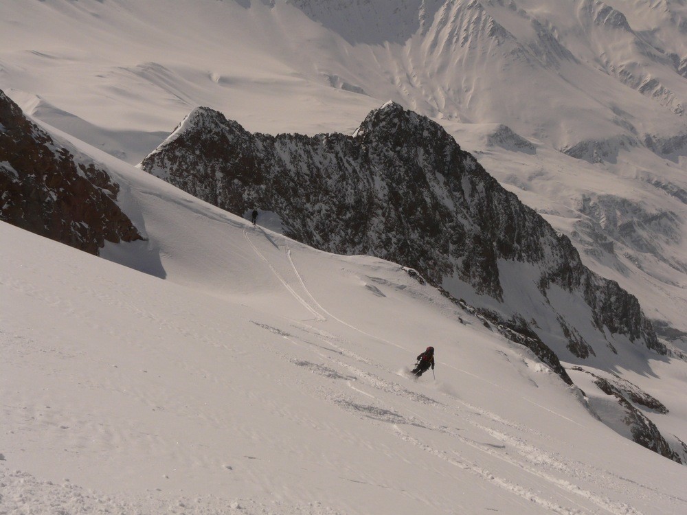 Glacier des Glaciers - Descente