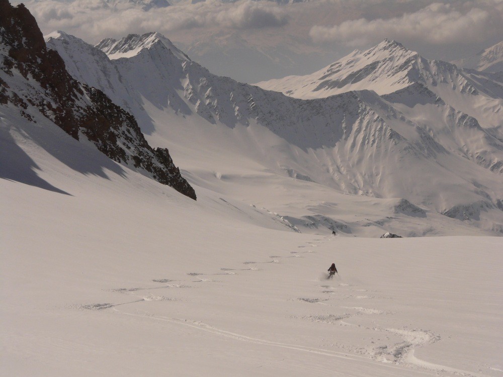 Glacier des Glaciers - Descente