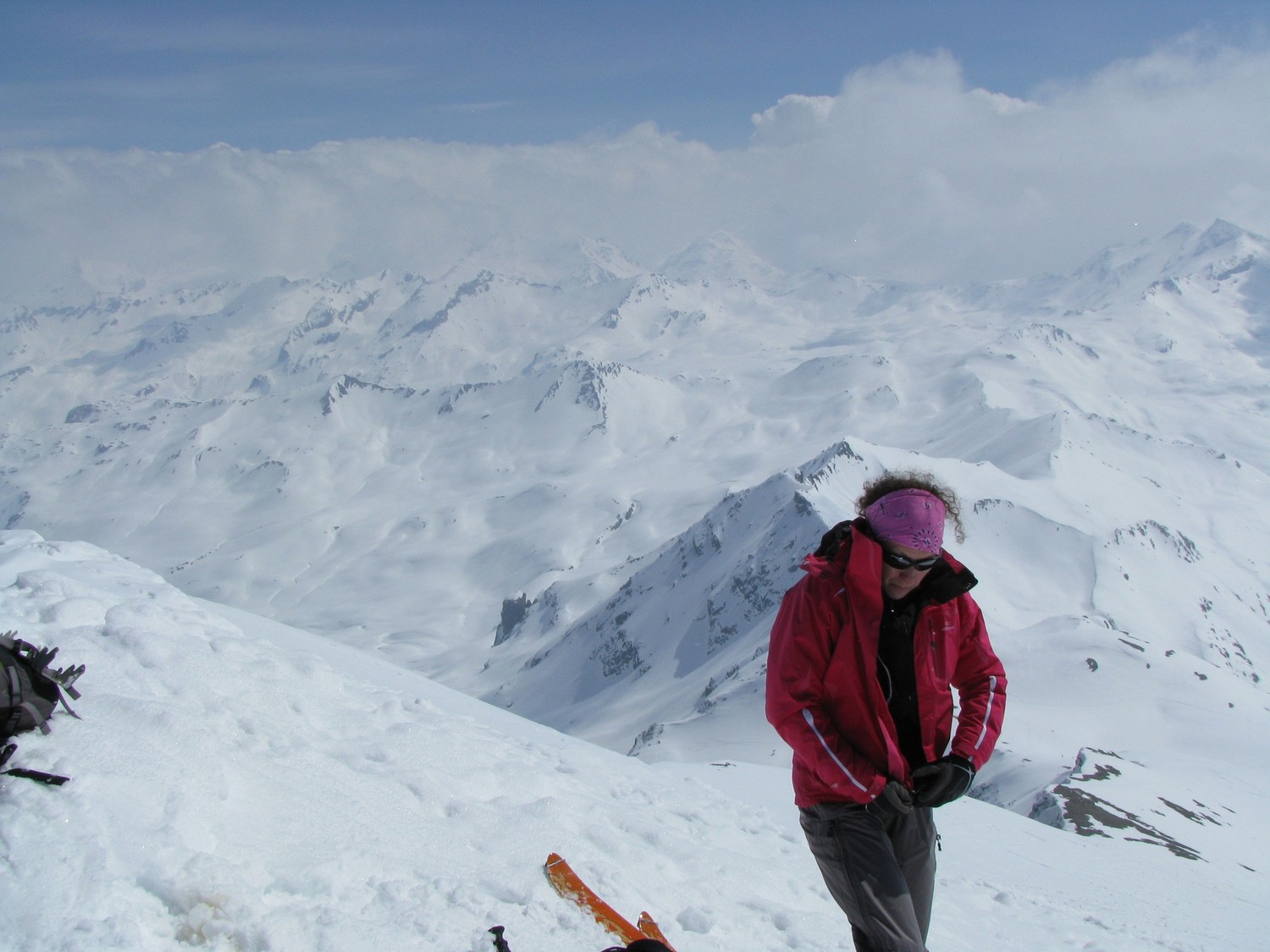 Petit vent glacial au sommet