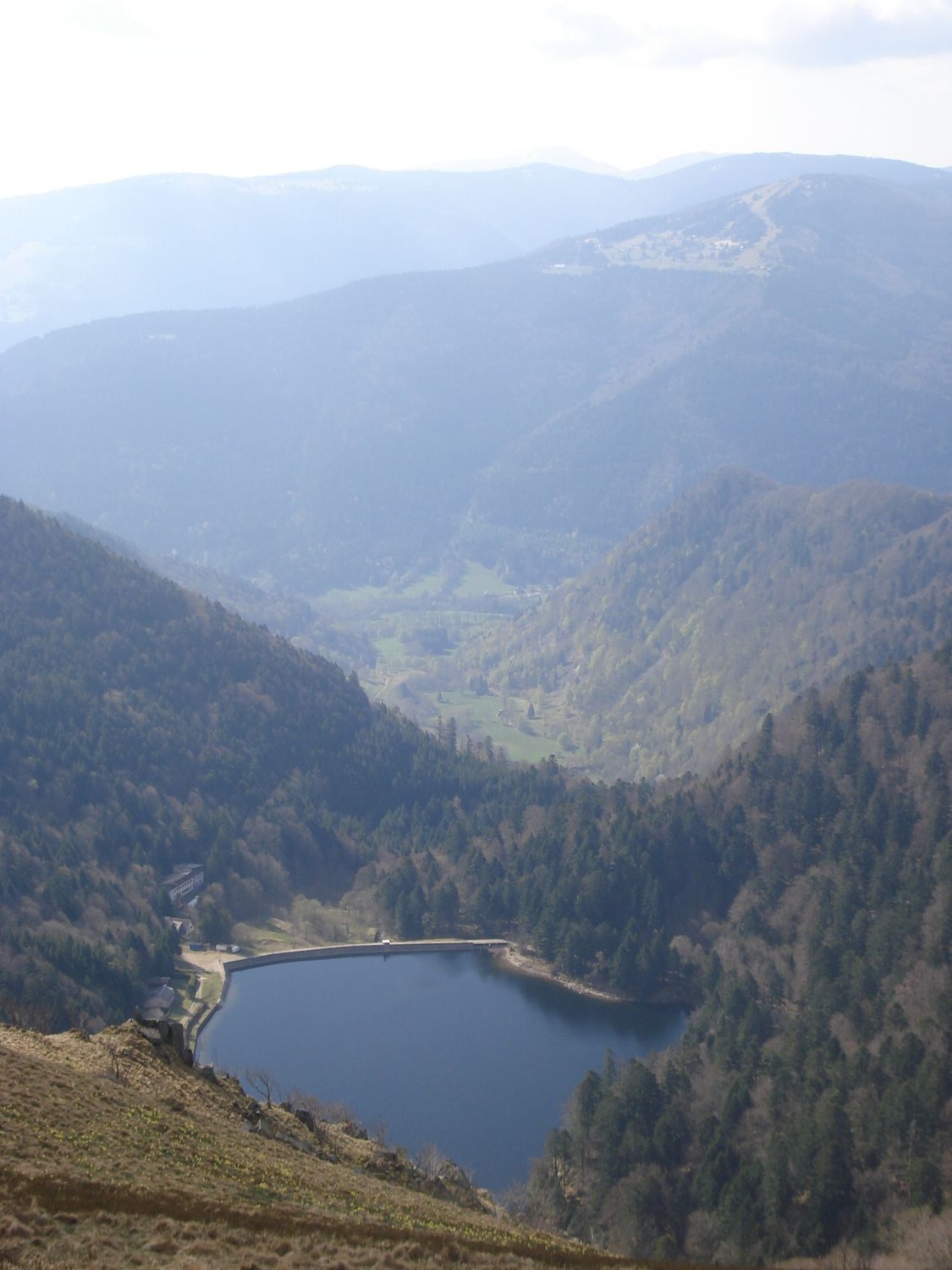 Lac de Schiessrothried et Wormsa, depuis Schiessroth
