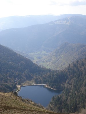 Lac de Schiessrothried et Wormsa, depuis Schiessroth Lac de Schiessrothried et Wormsa, depuis Schiessroth