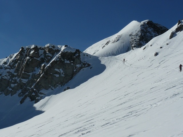ultimi passi verso la fourcla da Tschierva
