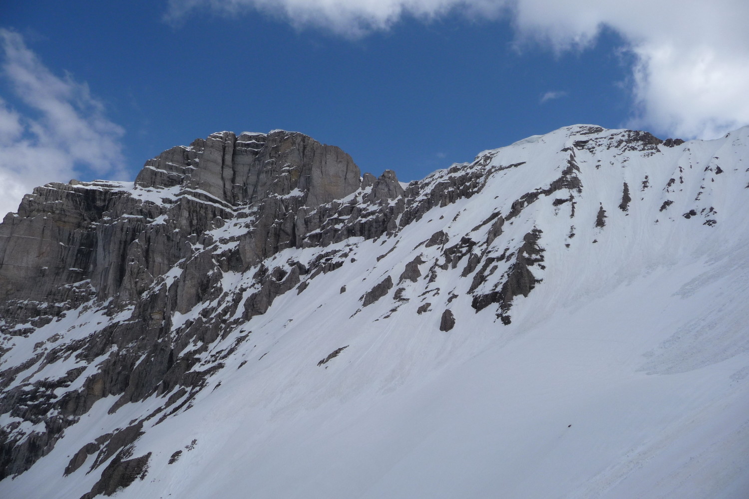 La face skiée
