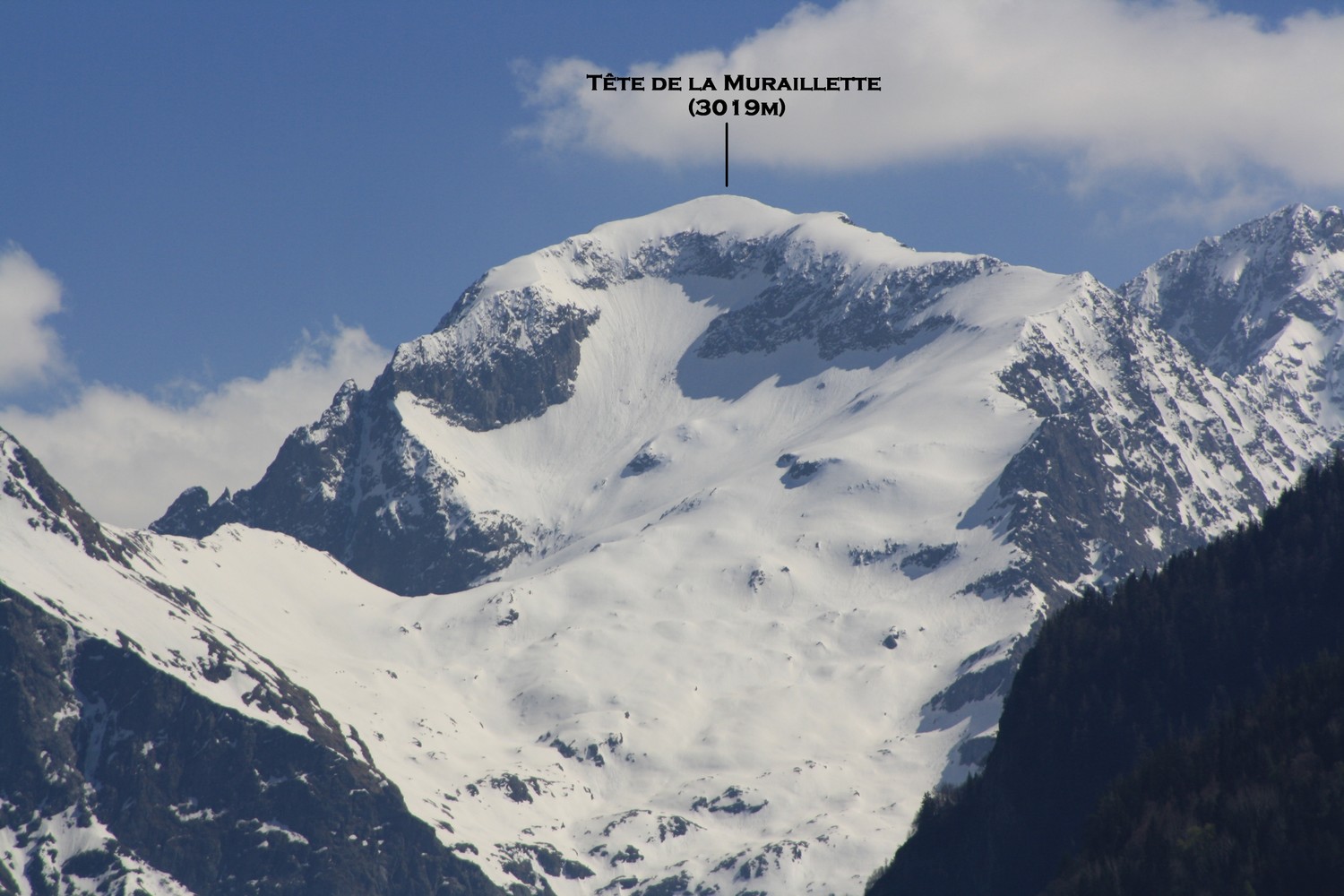 La Tête de la Muraillette, versant N