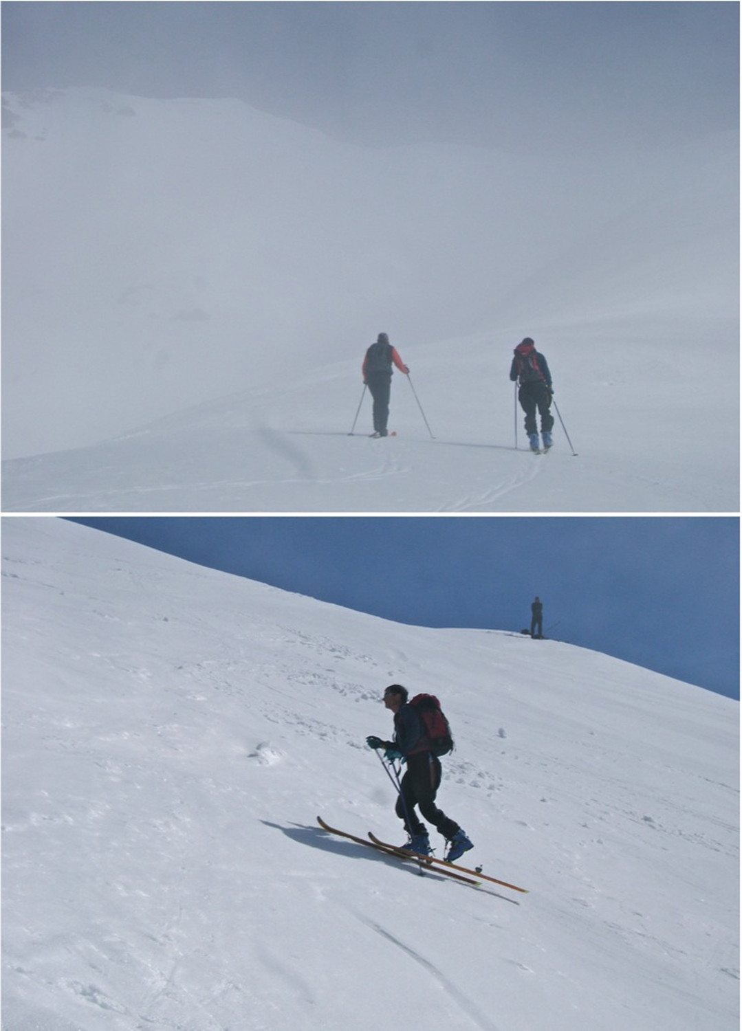 La brume par moment nous cache notre objectif.