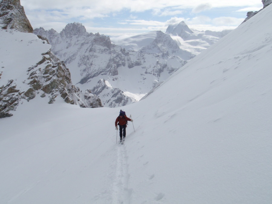 Verso la cima dell'Eveque