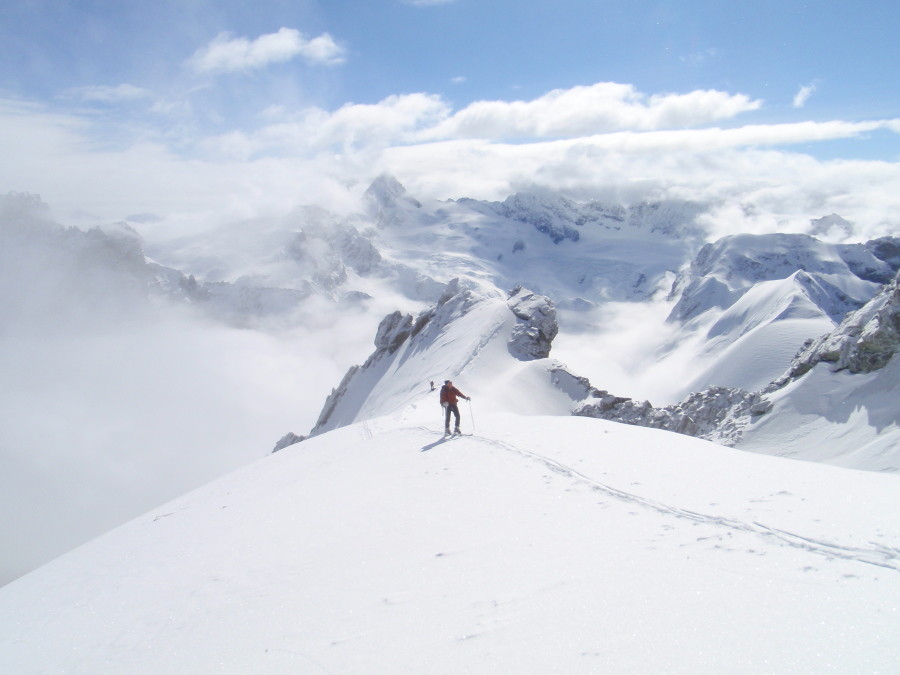 Sulla crestina verso la cima