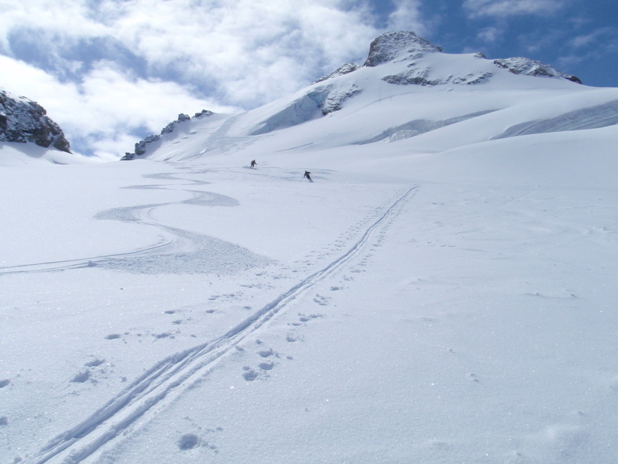 25 Aprile scendendo dall'Eveque