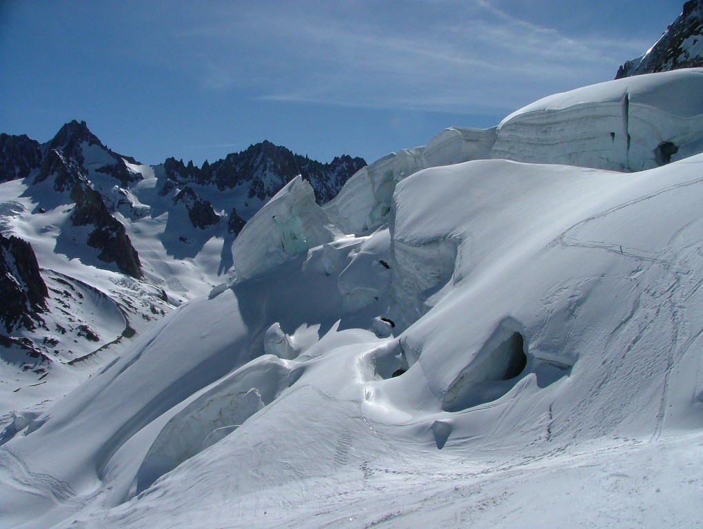 séracs du glaciers des Rognons