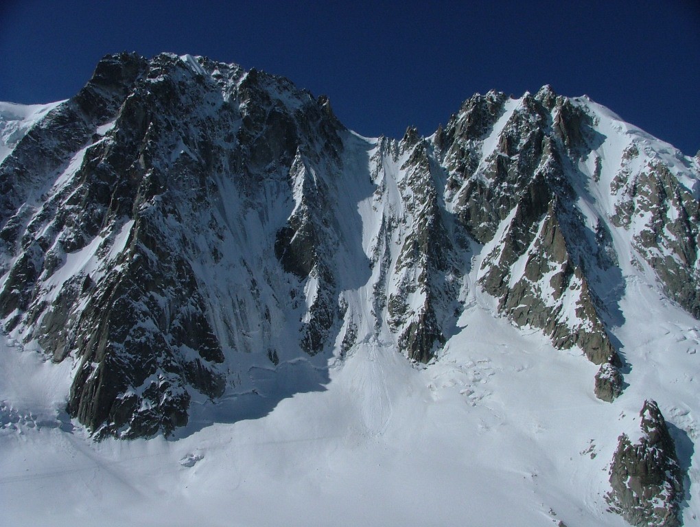 faces nord des Droites à la Verte