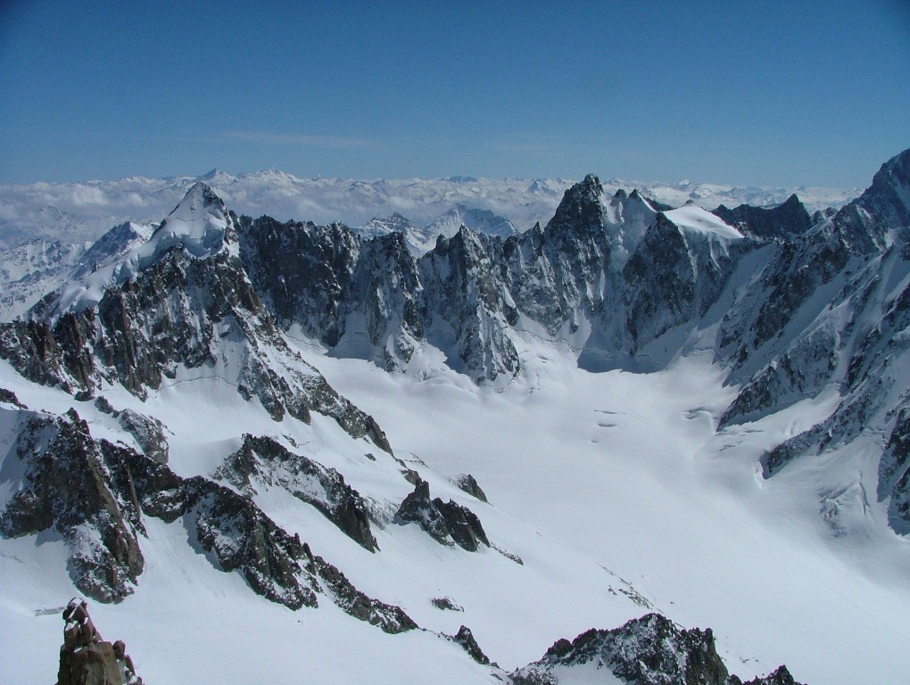 aiguille d'Argentière : du Dolent au Triolet