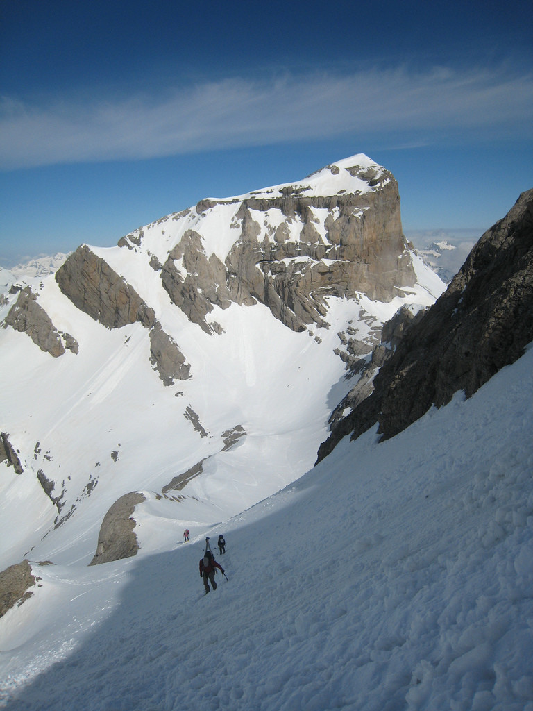 Cylindre du Marboré depuis la voie normale du Mt Perdu