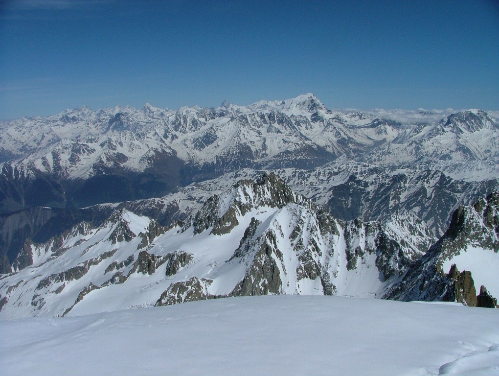 aiguille d'Argentière : les montagnes du Valais, trop nombreuses !!!
