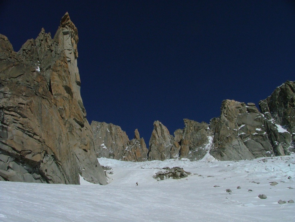 Glacier du Milieu : vers 3000 m